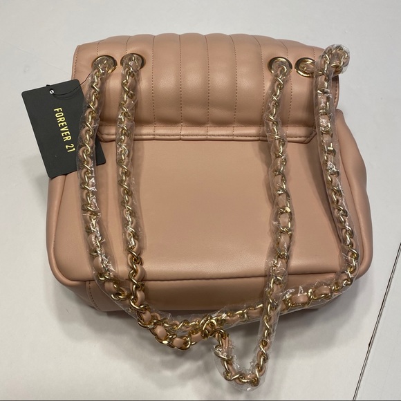 NWT Pink Chain Strap Shoulder Bag Purse Adjustable - Picture 6 of 6